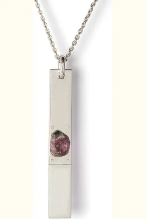 PARTS OF FOUR Amulet rectangular-pendant necklace