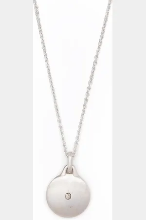 PARTS OF FOUR Disk diamond-encrusted necklace