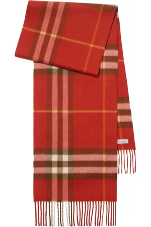 Burberry Checked cashmere scarf