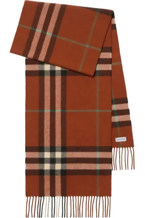 Burberry Checked cashmere scarf