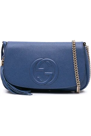 Gucci 2016-2024 Medium Leather Soho Chain Flap crossbody bag