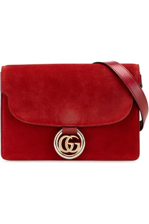 Gucci 2000-2015 Small Suede GG Ring Torchon crossbody bag