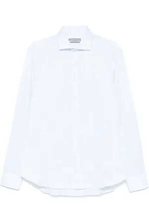 CANALI Cutaway-collar shirt