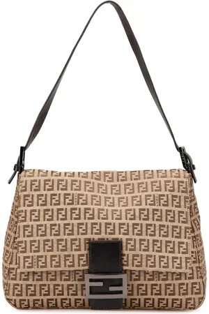Fendi 2010-2024 Zucchino Canvas Mamma Forever shoulder bag