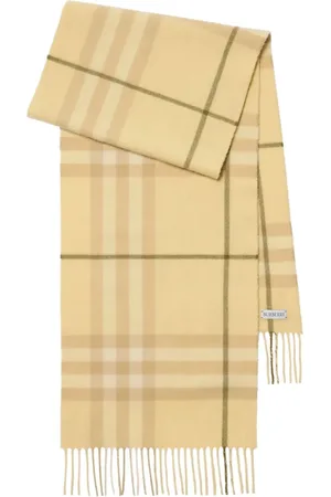 Burberry Checked cashmere scarf