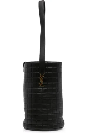 Saint Laurent 2023 Medium Lambskin Cecile bucket bag