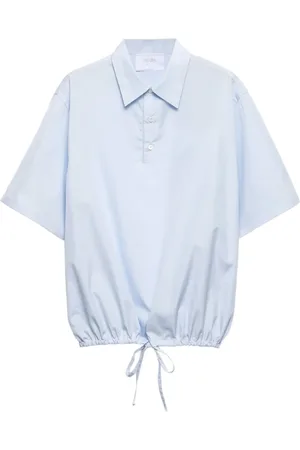 Prada Short-sleeved cotton polo shirt