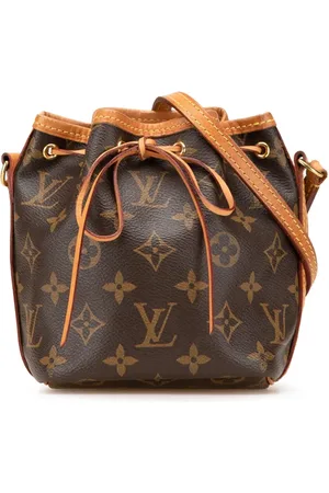 LOUIS VUITTON 2018 Monogram Nano Noe bucket bag