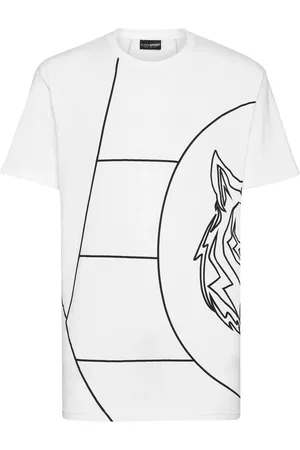 Philipp Plein Tiger Court-print cotton T-shirt