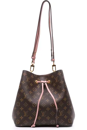 LOUIS VUITTON 2019 Monogram Neonoe MM bucket bag