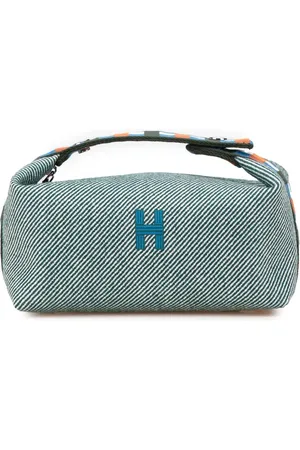 Hermès 2020-2024 Small Wool Bride A Brac H Natte Case vanity bag