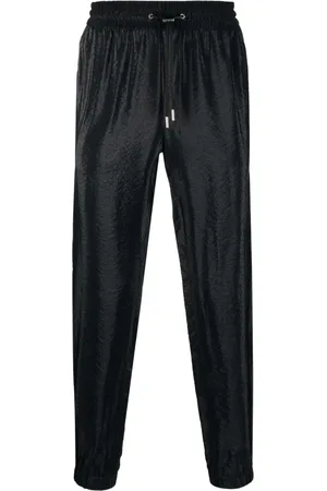 Saint Laurent Side-stripe tapered trousers