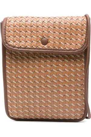 Hereu Terra Woven leather cross body bag