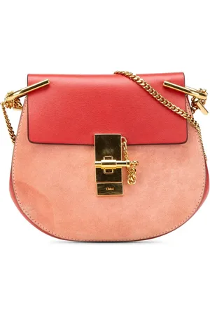 Chloé 2015 Mini Suede and Calfskin Drew crossbody bag