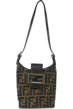 Fendi 1990-2000s Zucca shoulder bag