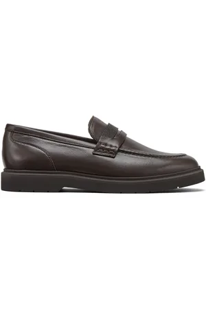 Brunello Cucinelli Polished-finish loafers