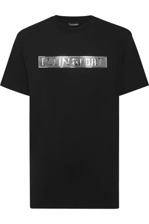 Philipp Plein Logo-patch cotton T-shirt