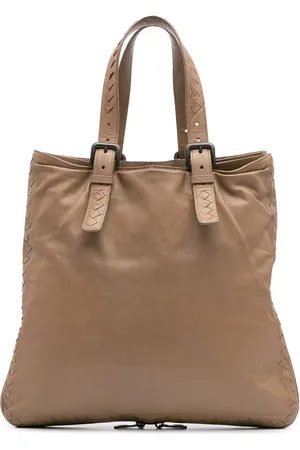 Bottega Veneta 2012-2024 Leather Intrecciato Side Zip tote bag
