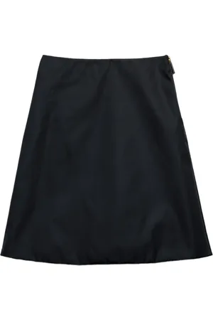 Prada Logo-triangle skirt