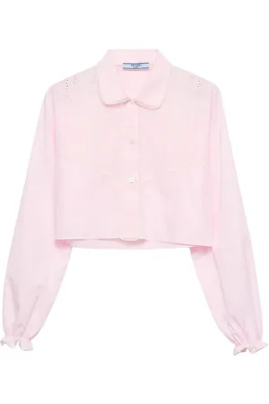 Prada Batiste-embroidered shirt