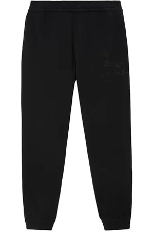 Burberry EKD-embroidery cotton track pants