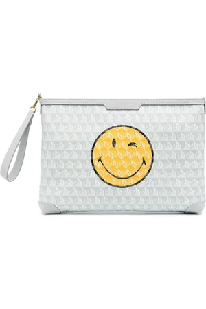 Anya Hindmarch I Am A Plastic Bag Wink clutch bag