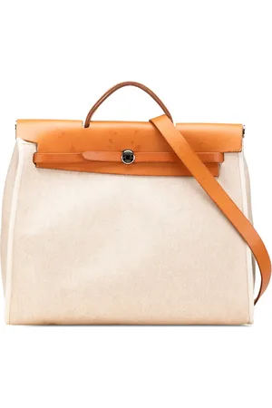 Hermès 1998 Toile Herbag MM satchel