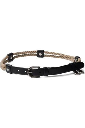 Prada Rope-detail leather belt