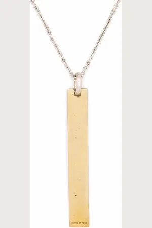PARTS OF FOUR Plate pendant necklace
