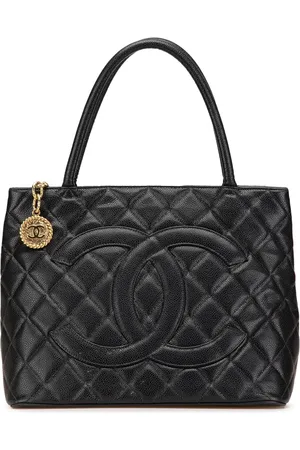 CHANEL 2004-2005 Caviar Medallion tote bag