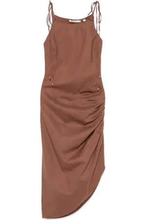Scotch&Soda Draped-detail midi dress