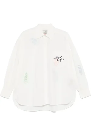 Scotch&Soda Embroidered-motif shirt
