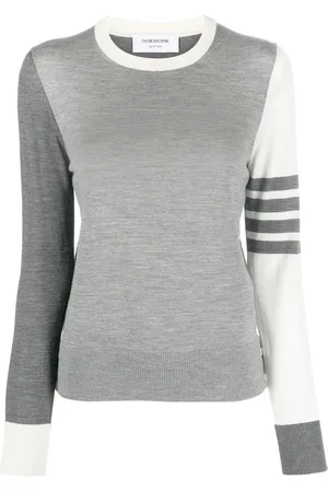 Thom Browne Fine-knit crew neck jumper