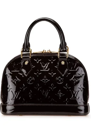 LOUIS VUITTON 2017 Monogram Vernis Alma BB satchel