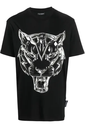 Philipp Plein SS Chrome Tiger cotton T-shirt