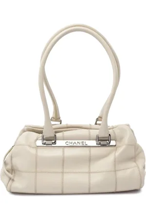CHANEL 2005-2006 Caviar Square Stitch shoulder bag