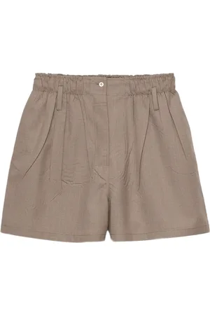 Prada Mouliné wool shorts