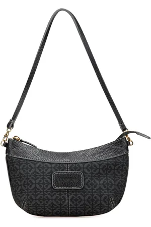 Loewe 2007 Anagram Canvas shoulder bag