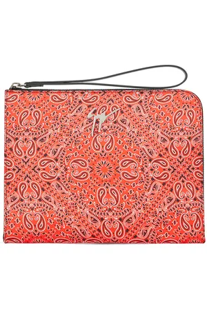 Giuseppe Zanotti Fabian paisley print clutch