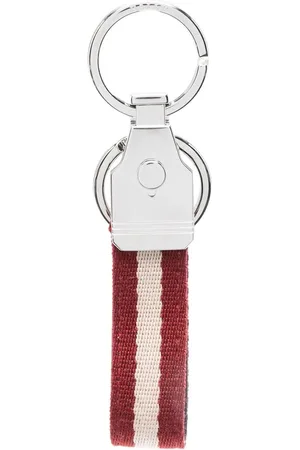 Bally Grosgrain logo keyring