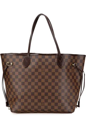 LOUIS VUITTON 2008 Damier Ebene Neverfull MM tote bag