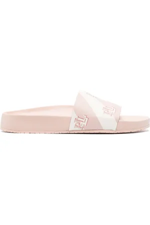 Ralph Lauren Audrina logo-print slides