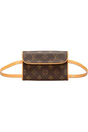 LOUIS VUITTON 2001 Monogram Pochette Florentine belt bag