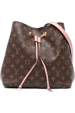 LOUIS VUITTON 2018 Monogram Neonoe MM bucket bag