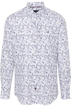 Tommy Hilfiger Floral-print cotton-blend shirt
