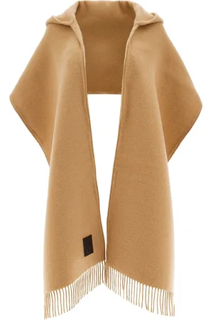 Salvatore Ferragamo Logo-patch hooded scarf