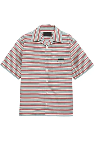 Prada Striped bowling shirt