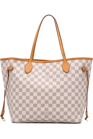 LOUIS VUITTON 2013 Damier Azur Neverfull MM tote bag