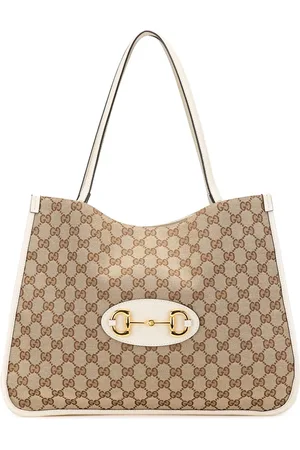 Gucci 2016-2024 Medium GG Canvas Horsebit 1955 tote bag