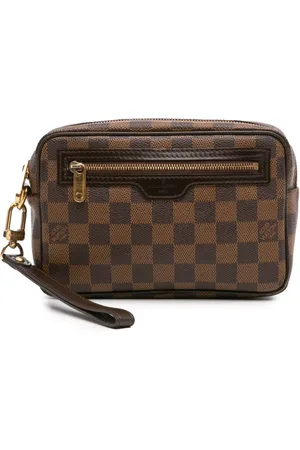 LOUIS VUITTON 2011 Damier Ebene Pochette Billets Macao clutch bag